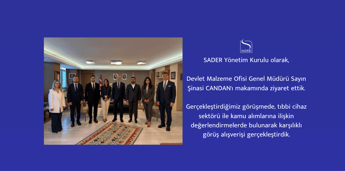 Devlet Malzeme Ofisi Genel Müdürü Sayın Şinasi CANDAN’ı makamında ziyaret ettik.